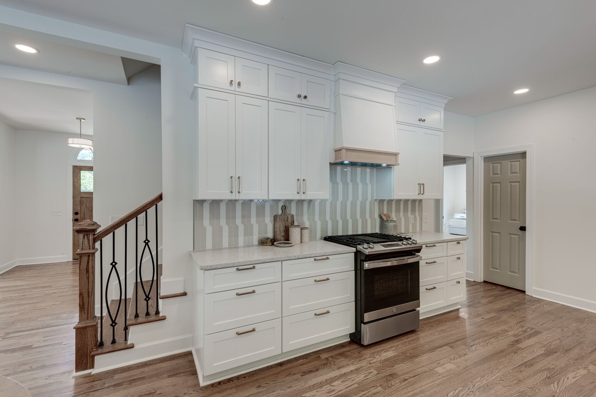 325 East Piney Road Dickson, TN 37055 - Photo 25 of 63 a kitchen with stainless steel appliances granite countertop a stove and a refrigerator