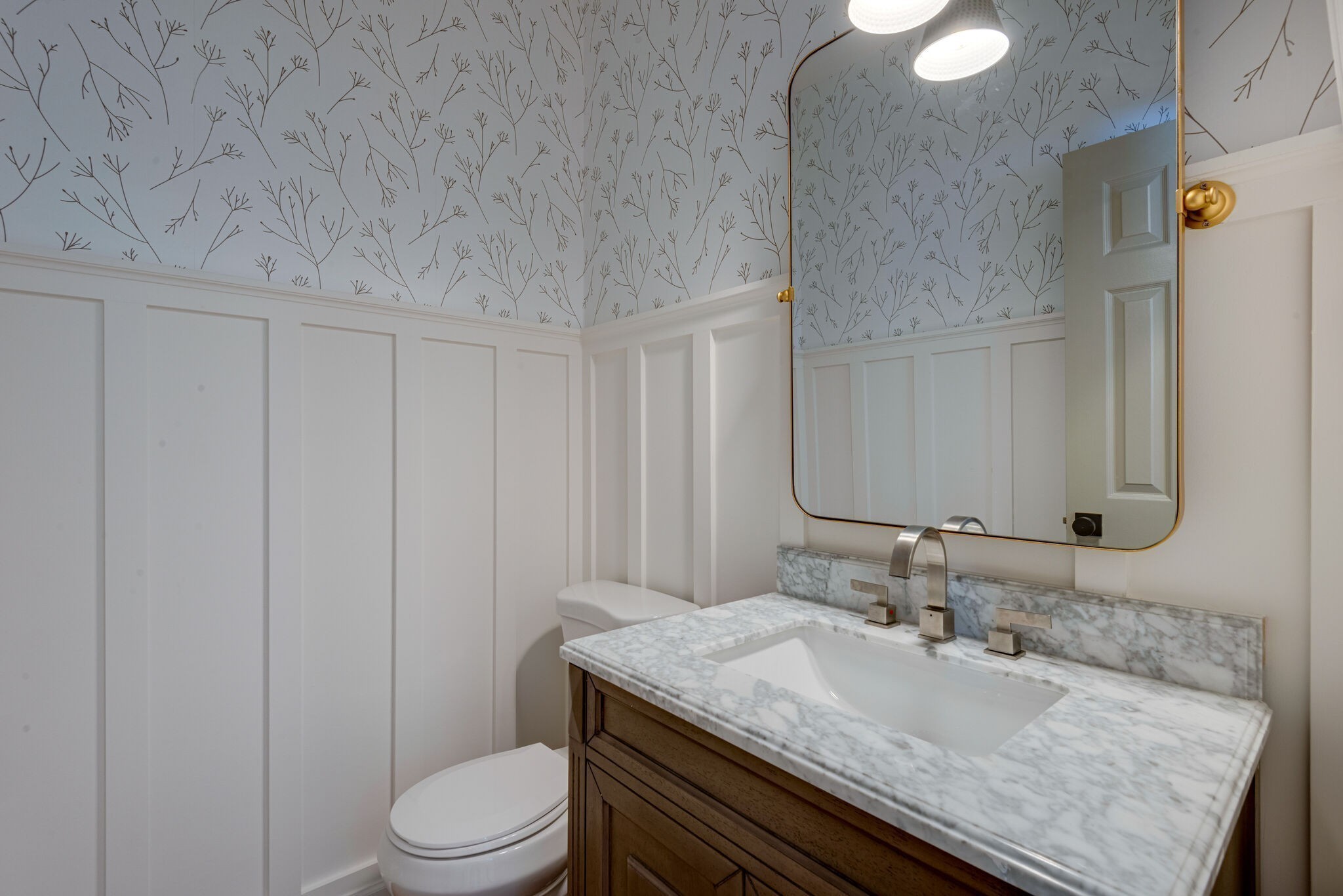325 East Piney Road Dickson, TN 37055 - Photo 35 of 63 a bathroom with a granite countertop sink vanity mirror and toilet