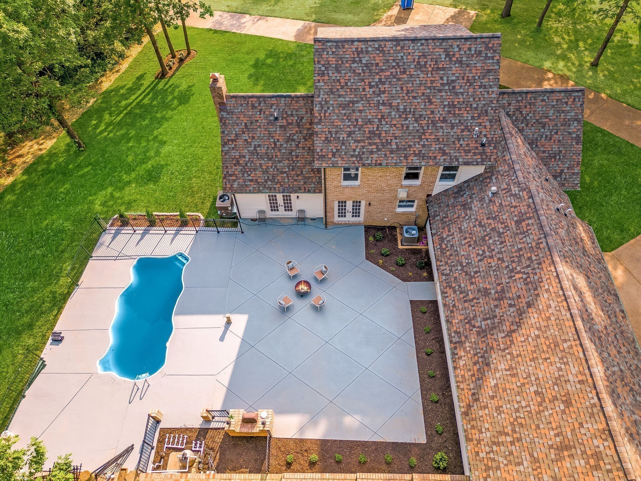 325 East Piney Road Dickson, TN 37055 - Photo 63 of 63 an aerial view of a house with a yard