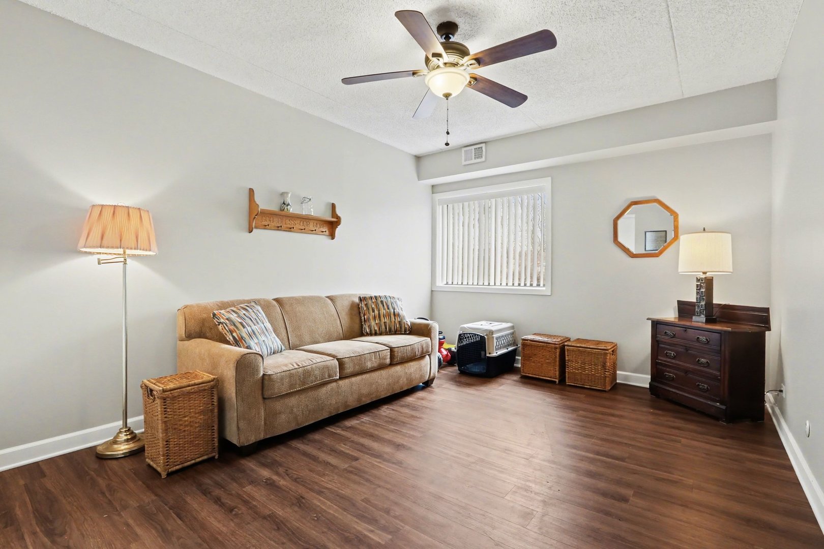1423 Woodbridge Road, Unit 1E Joliet, IL 60436 - Photo 14 of 30 a living room with furniture and wooden floor