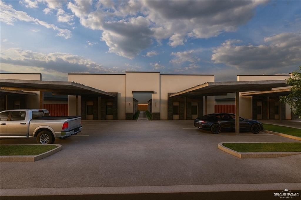 a view of car parking