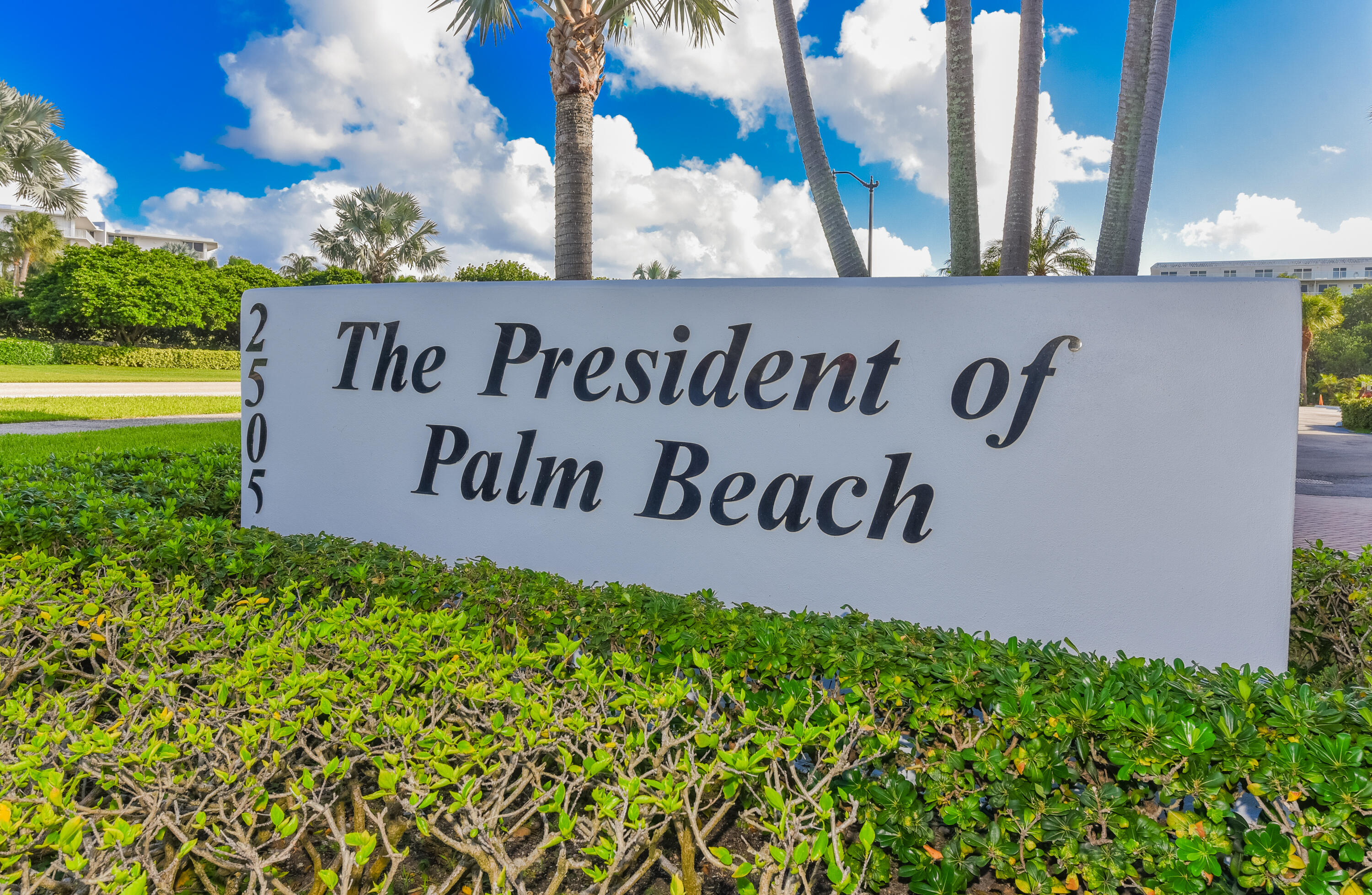 2505 South Ocean Boulevard, Unit 411 Palm Beach, FL 33480 - Photo 1 of 31 a sign broad on the side of the building