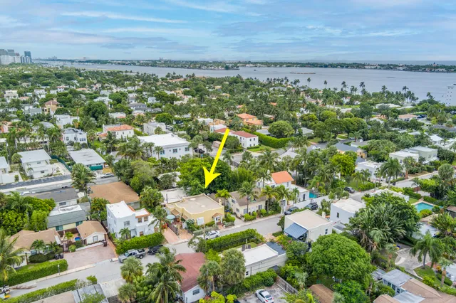 an aerial view of a city with lots of residential buildings