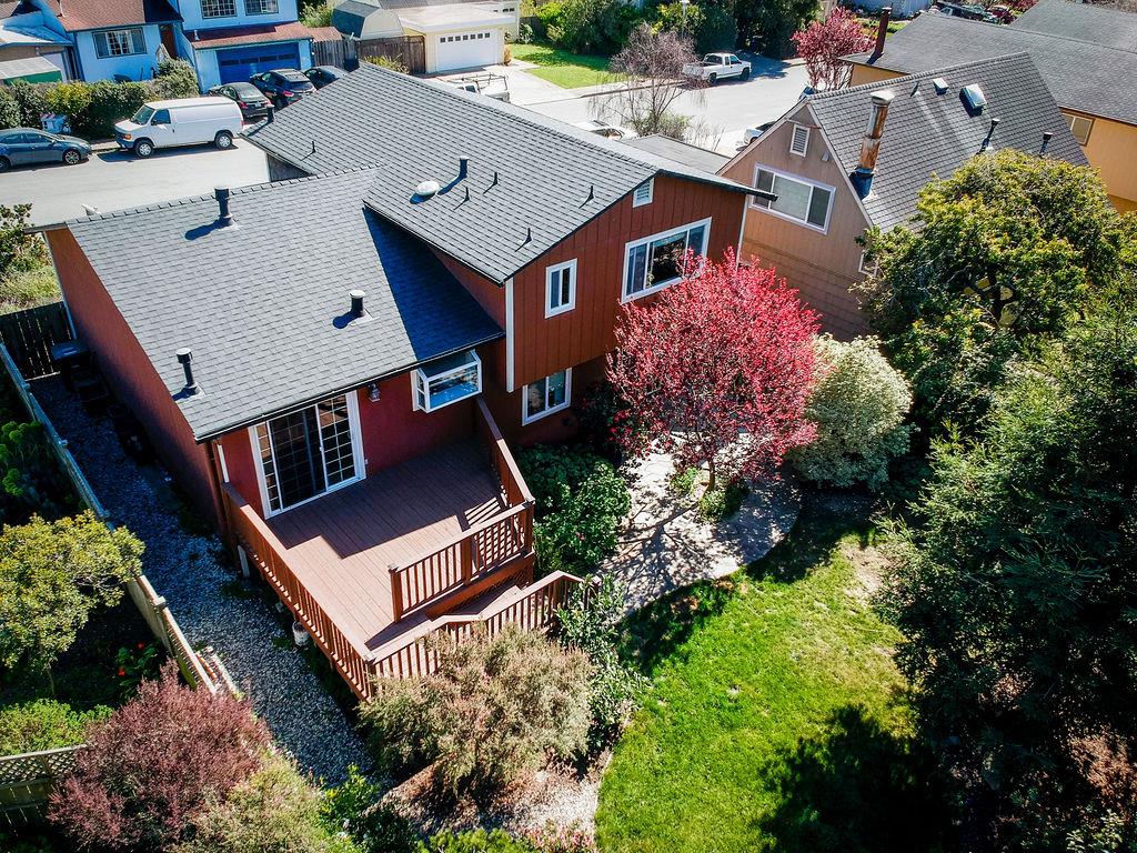 571 Lancaster Boulevard Moss Beach, CA 94038 - Photo 3 of 16 an aerial view of house with yard