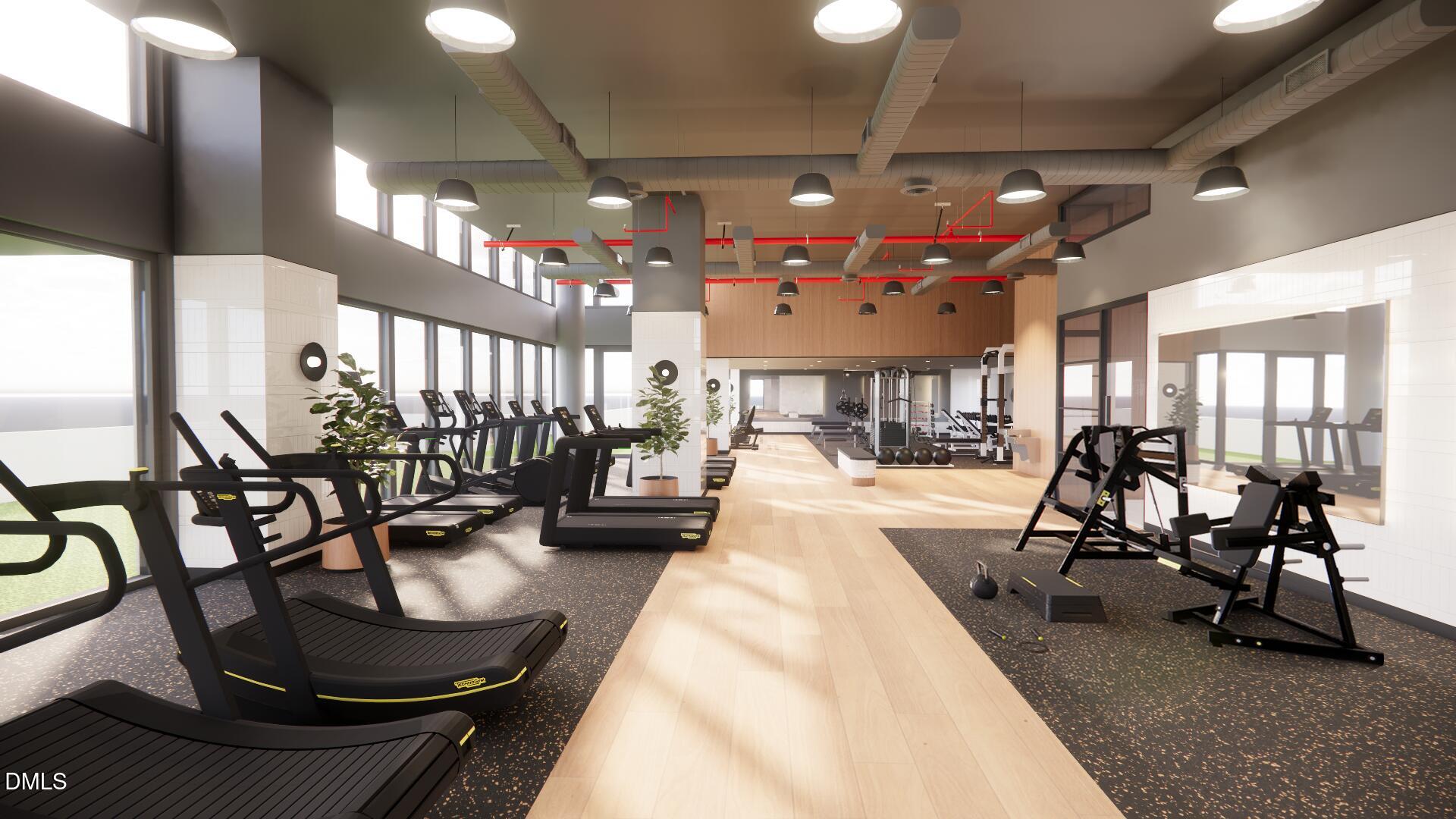 217 West Martin Street, Unit C25 Raleigh, NC 27601 - Photo 8 of 11 fitness room