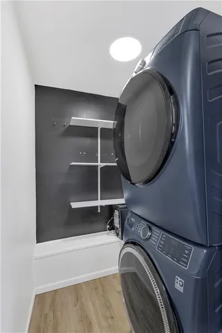 a close view of utility room