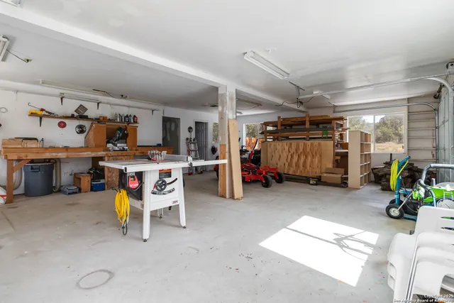 a view of a storage in a room