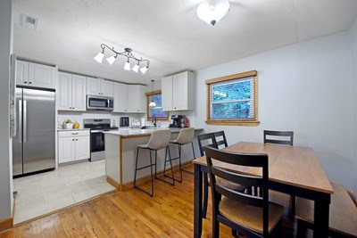87 Snowbird Road Robbinsville, NC 28771 - Photo 10 of 40 a view of kitchen with cabinets and wooden floor