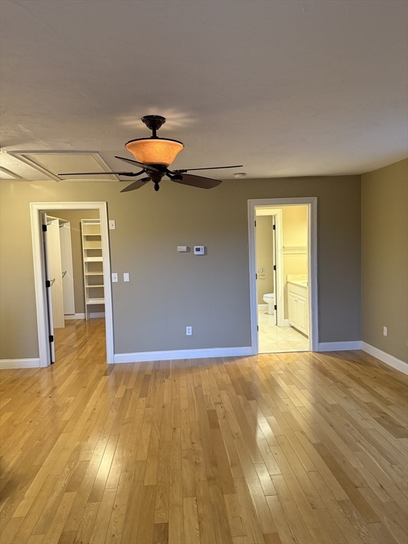 30 Johnson Street, Unit 1 Worcester, MA 01604 - Photo 19 of 24 a view of a big room with wooden floor and a yard