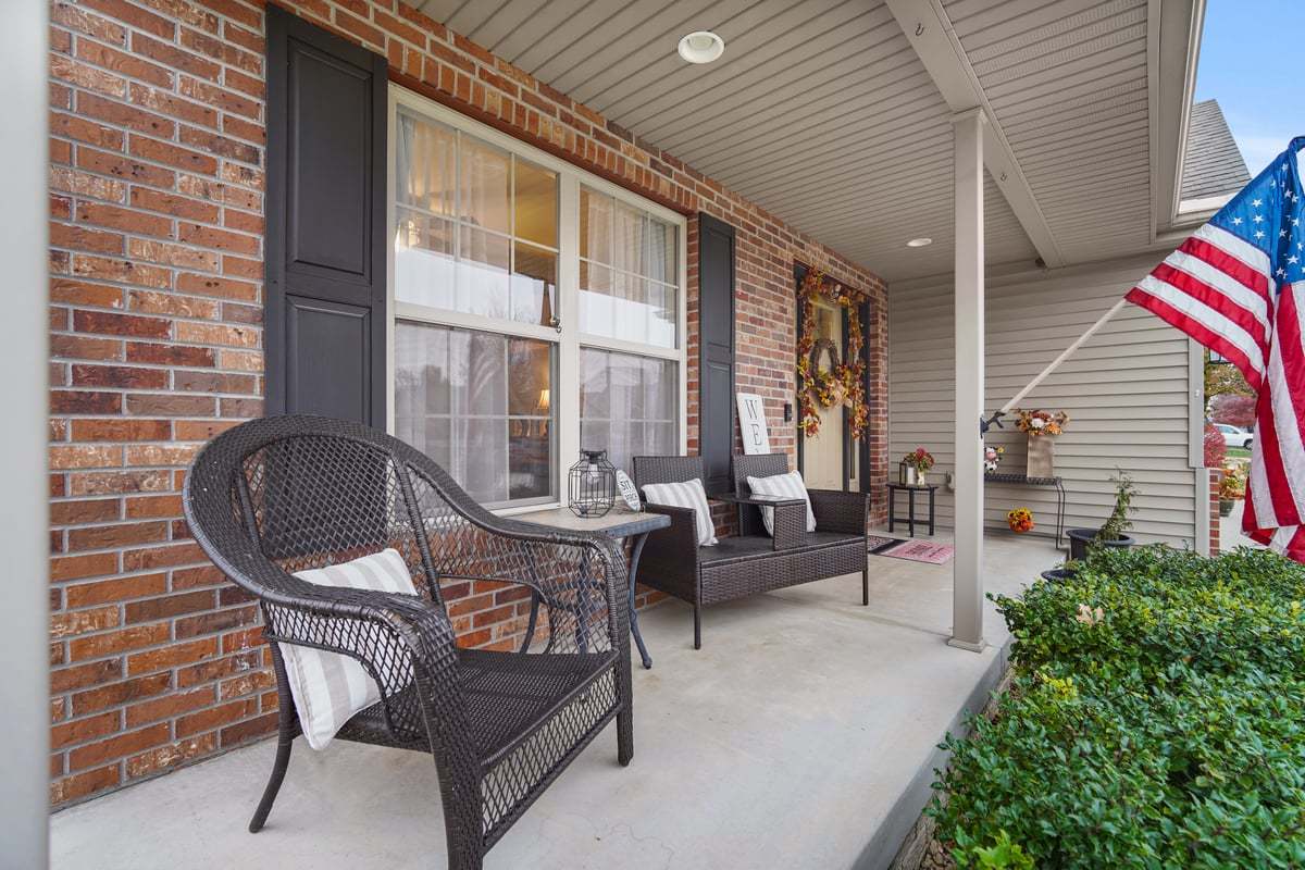 905 Dresser Drive Normal, IL 61761 - Photo 5 of 38 a outdoor living space with furniture and garden view