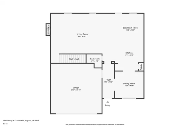 $359,900 | 1120 George W Crawford Drive, Augusta, GA 30909