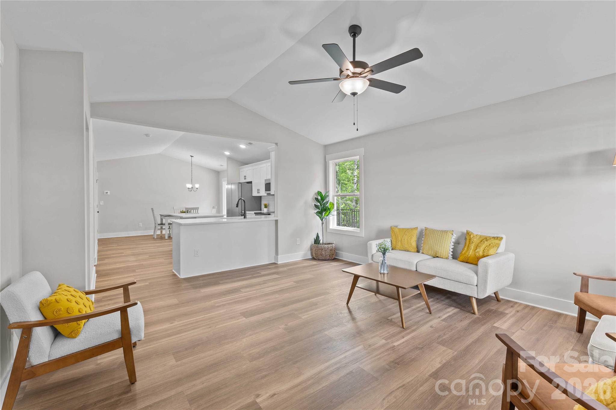 4581 Riverside Road Lancaster, SC 29720 - Photo 14 of 46 a living room with furniture and kitchen view