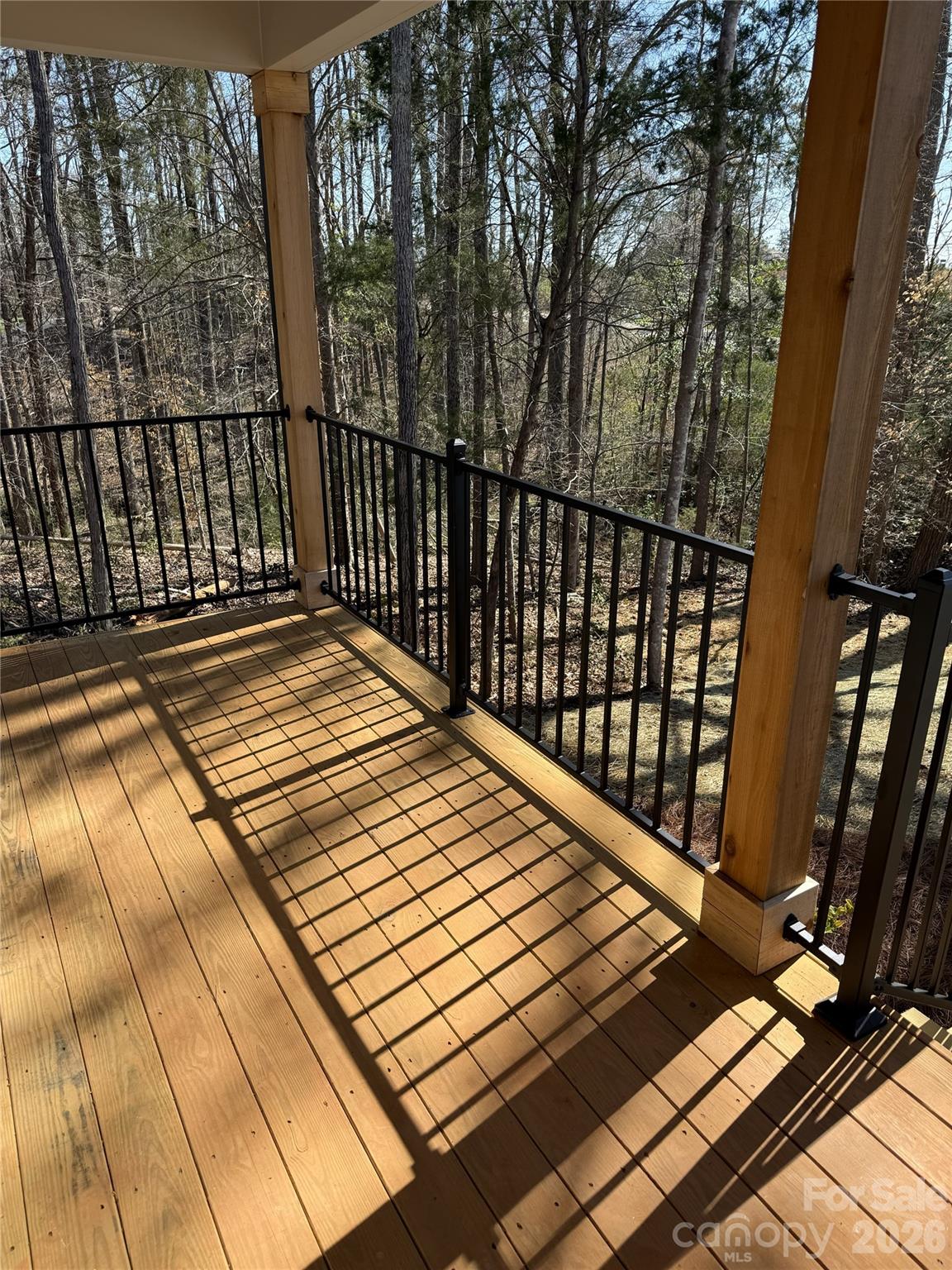4581 Riverside Road Lancaster, SC 29720 - Photo 7 of 46 a view of a balcony with wooden floor