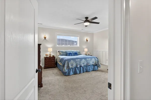 a view of city from a balcony