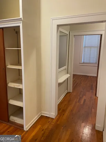a view of walk in closet