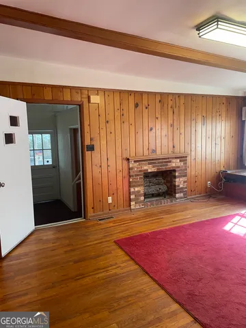 a view of swimming pool with a yard