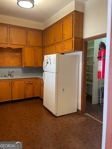 a view of a house with a outdoor space