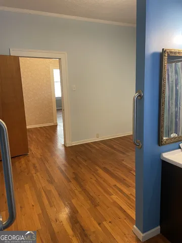 wooden floor in an empty room