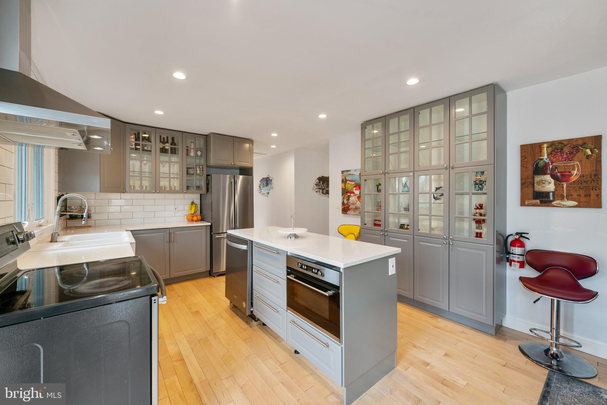 184 Carter Road Princeton, NJ 08540 - Photo 19 of 34 a kitchen that has a lot of cabinets in it and appliances