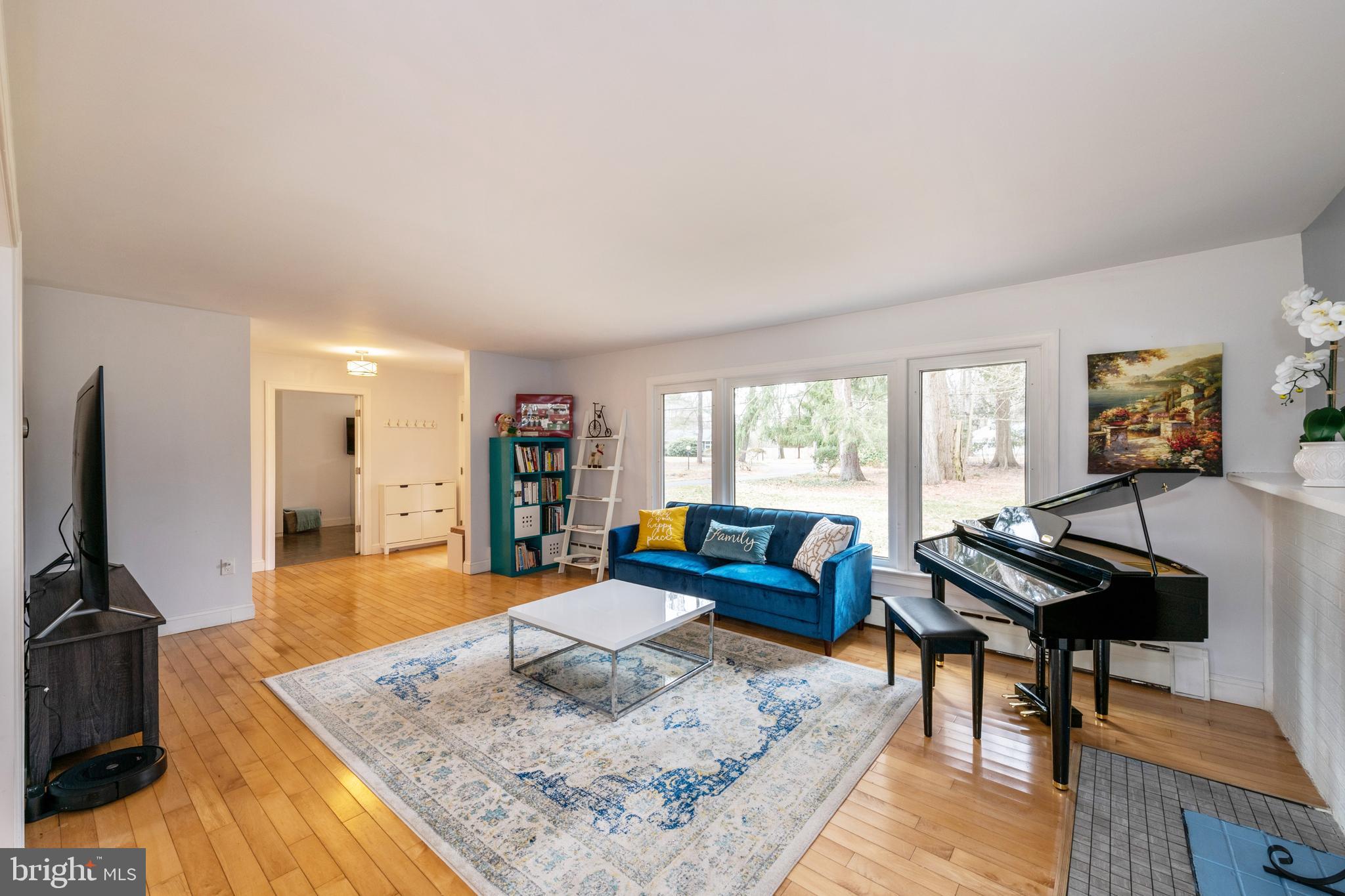 184 Carter Road Princeton, NJ 08540 - Photo 22 of 34 a living room with furniture and a flat screen tv