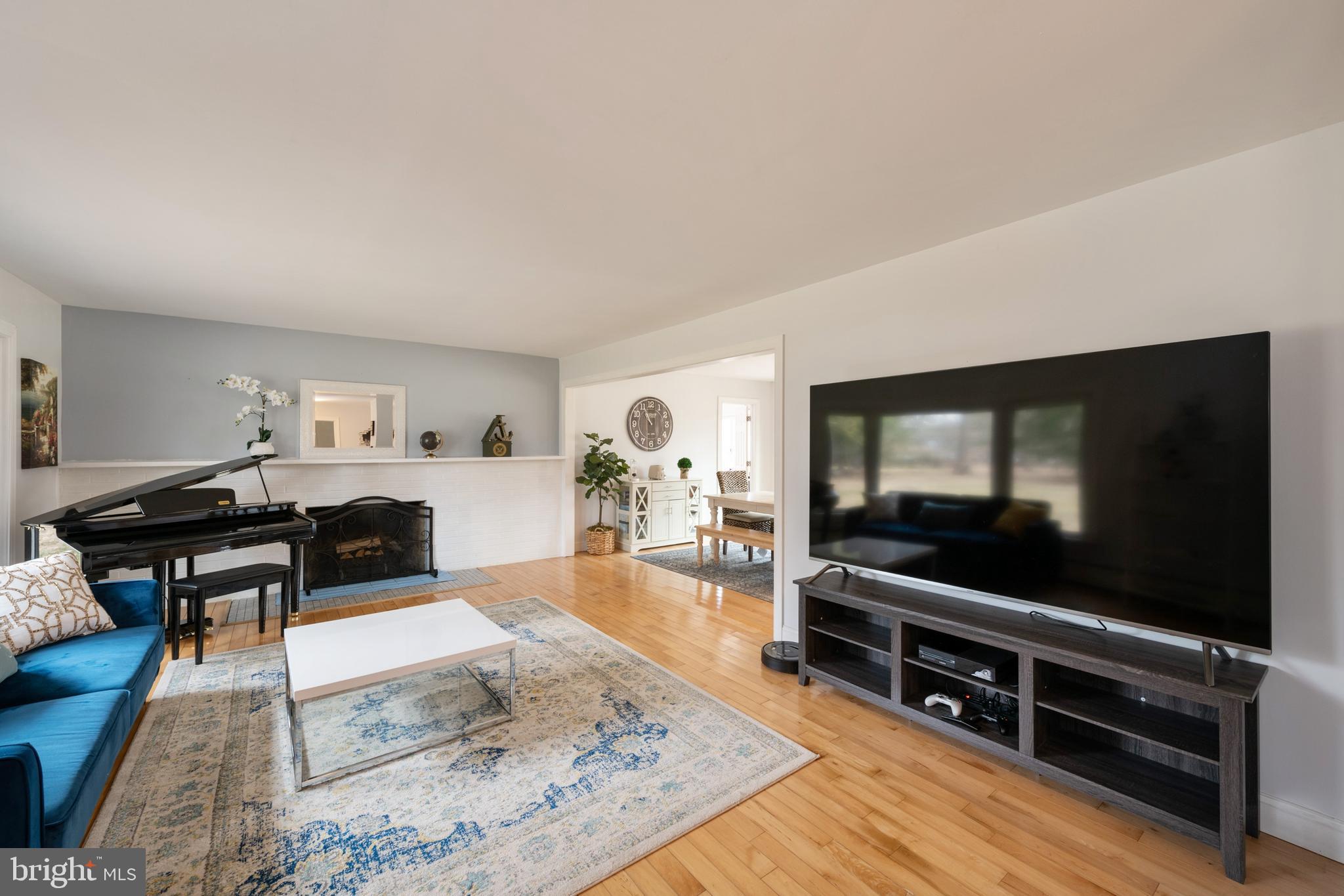 184 Carter Road Princeton, NJ 08540 - Photo 23 of 34 a living room with furniture and a flat screen tv