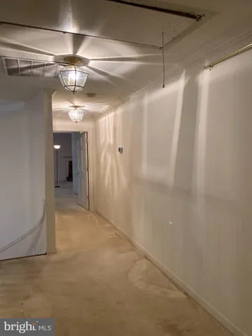 a view of a room with a shower