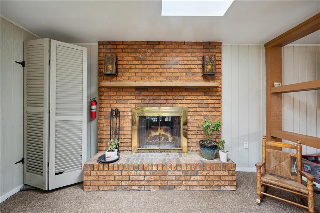 233 Valley Road Canonsburg, PA 15317 - Photo 15 of 39 a living room with a fireplace