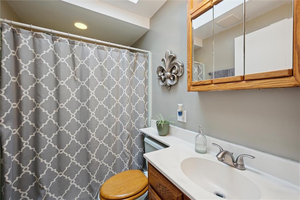 233 Valley Road Canonsburg, PA 15317 - Photo 20 of 39 a bathroom with a sink and a mirror