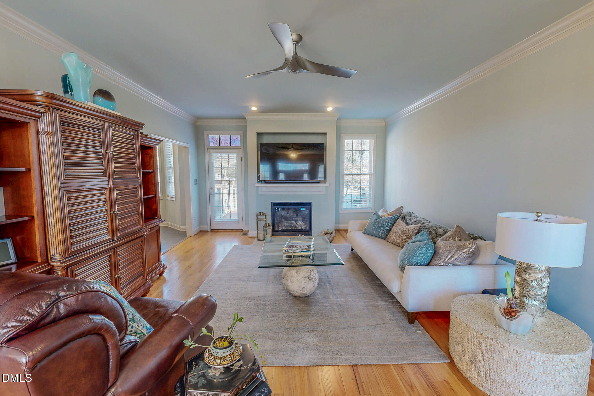 189 Hannah Lane Roxboro, NC 27574 - Photo 2 of 37 a living room with furniture and a fireplace