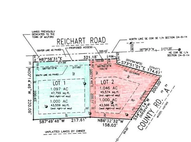 $99,900 | Lot 2 Reichart, Watertown, WI 53094
