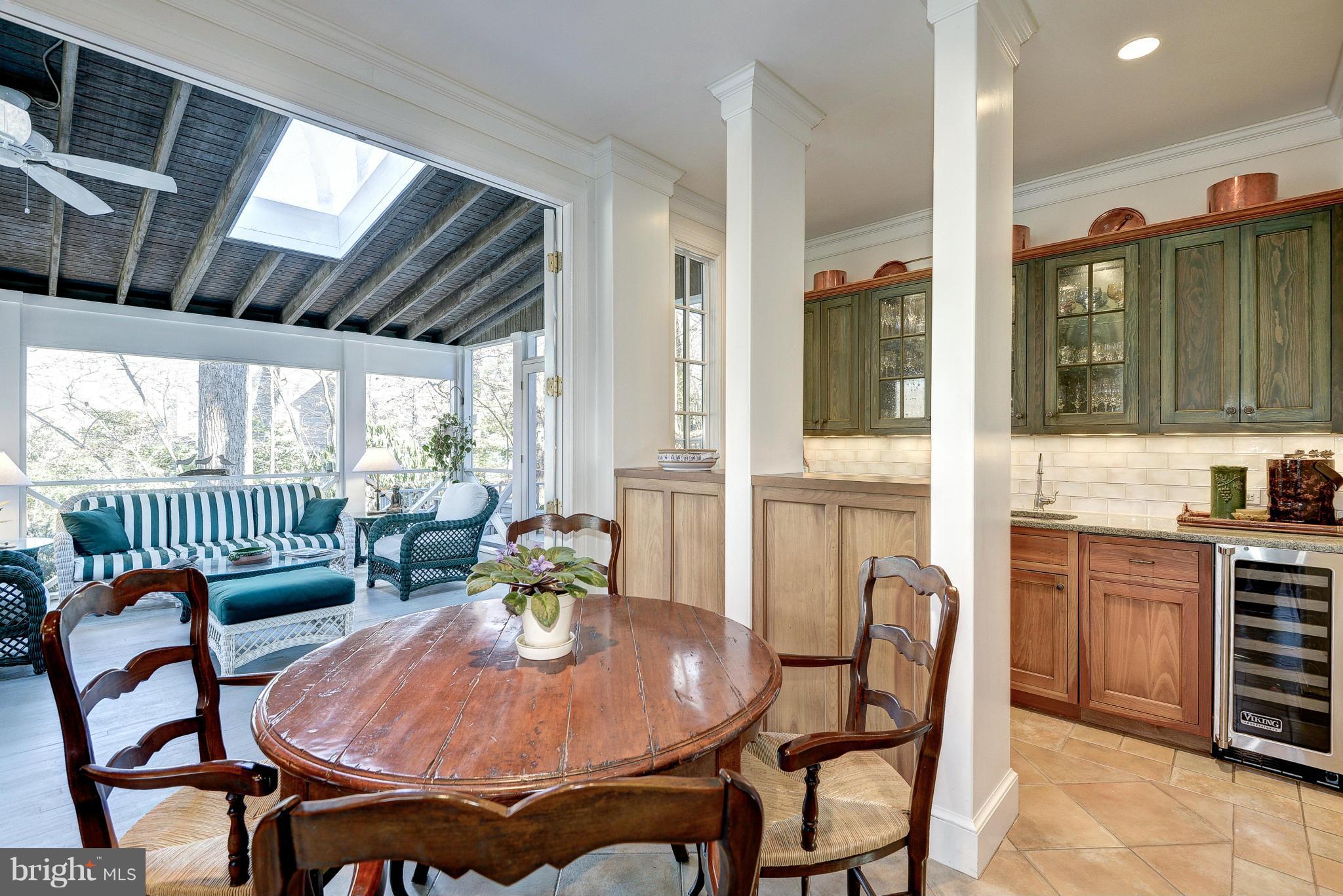 907 Turkey Run Road McLean, VA 22101 - Photo 10 of 30 Breakfast Area Open to Porch