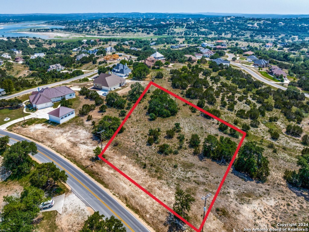 an aerial view of city