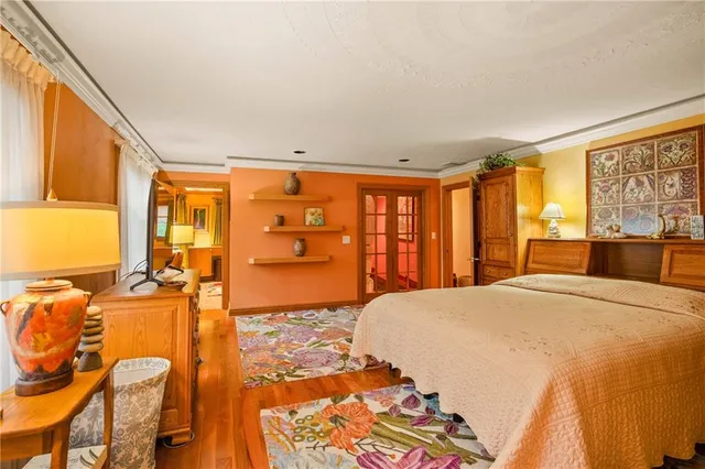 a view of a balcony with chairs