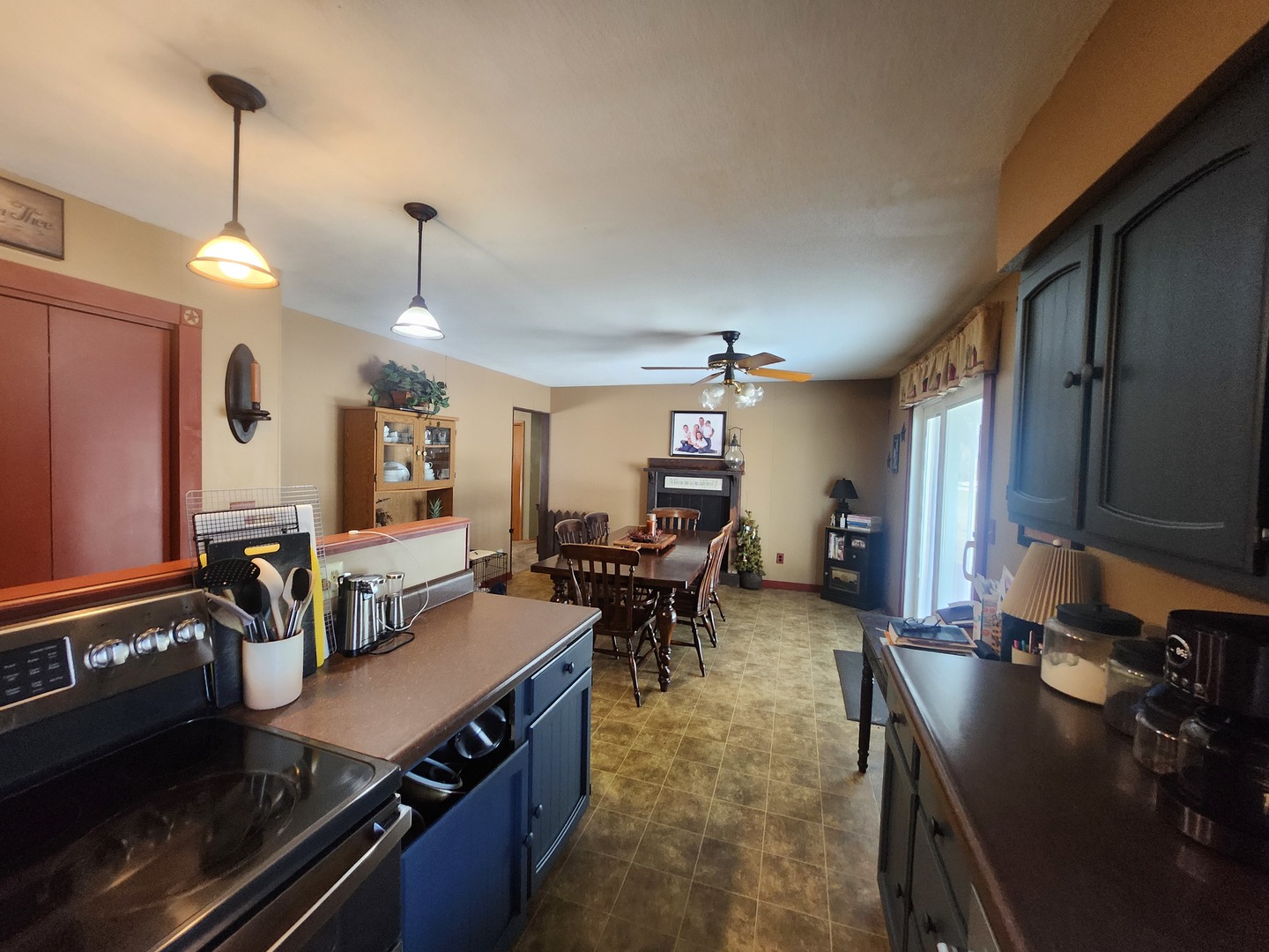 3649 Hamilton Park Road Pinckneyville, IL 62274 - Photo 10 of 24 a kitchen with sink stove and cabinets