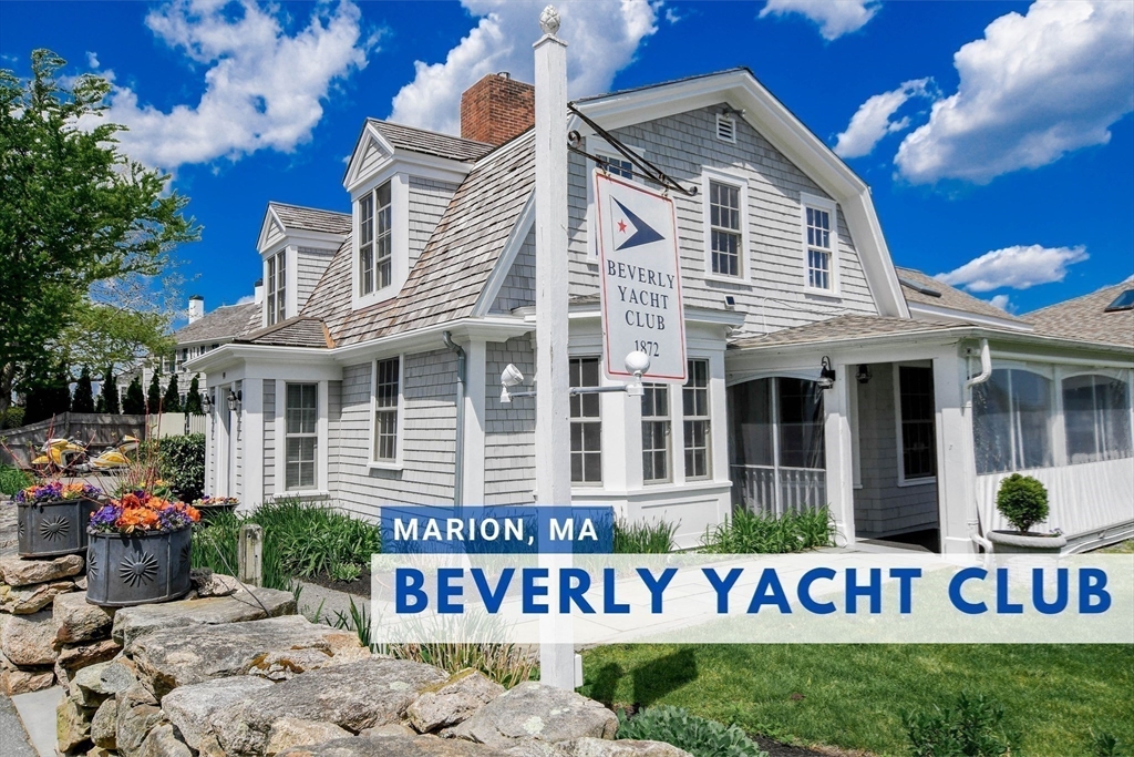 324 Front Street, Unit 2 Marion, MA 02738 - Photo 33 of 35 a front view of a building with garden and retail shops