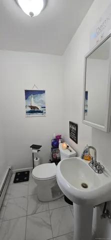 a bathroom with a sink and a toilet