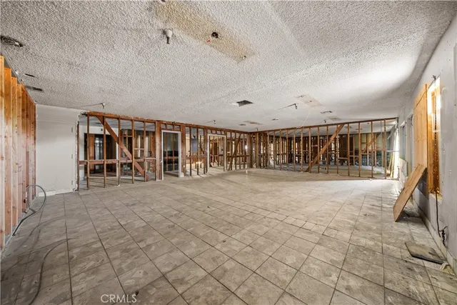 a view of a hallway with entryway