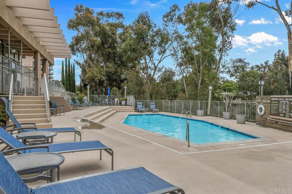 3635 7th Avenue, Unit 13E San Diego, CA 92103 - Photo 22 of 28 a view of a backyard with swimming pool