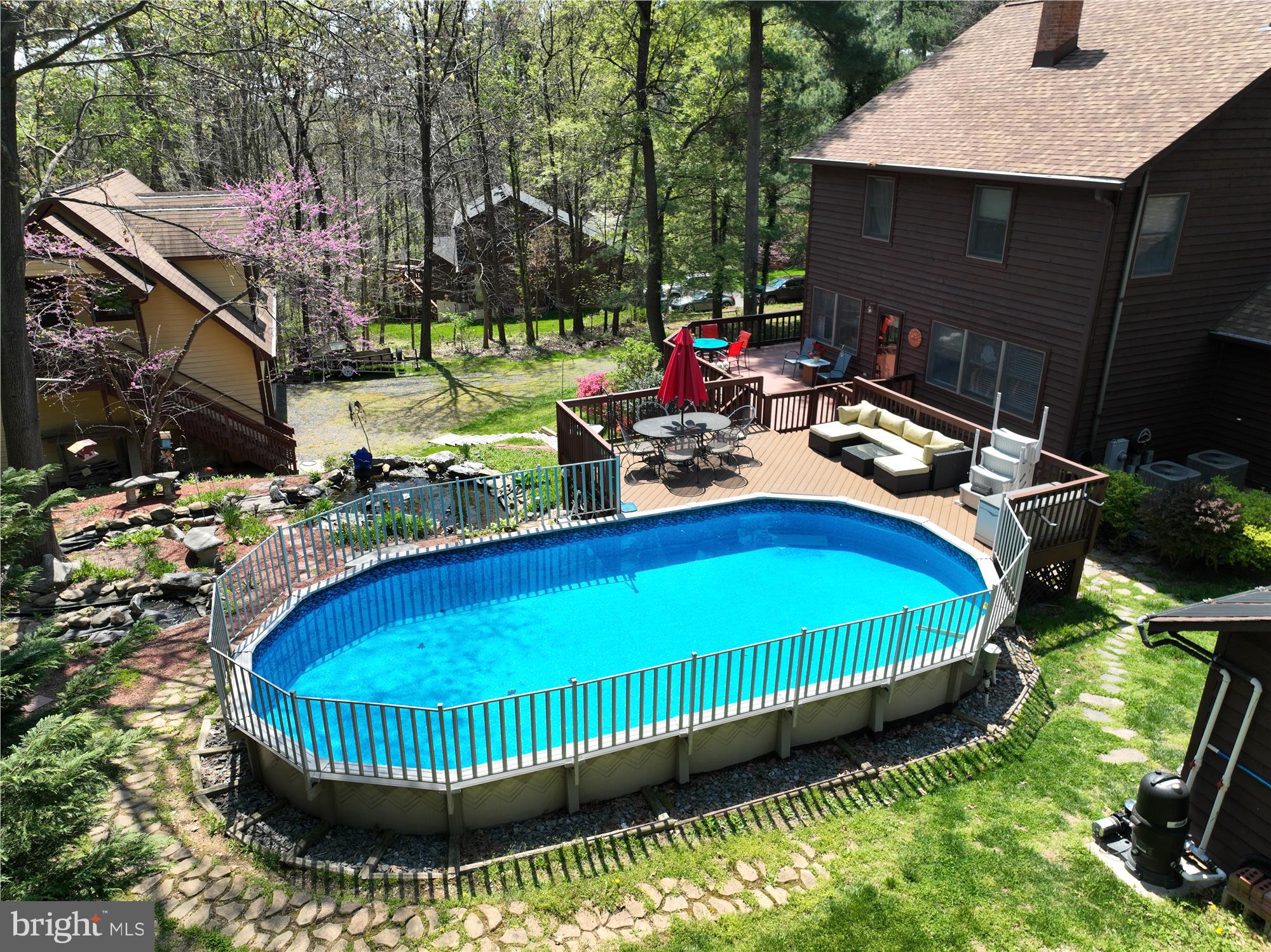 5109 Reels Mill Road Frederick, MD 21704 - Photo 86 of 103 DRONE FOOTAGE OF SWIMMING POOL