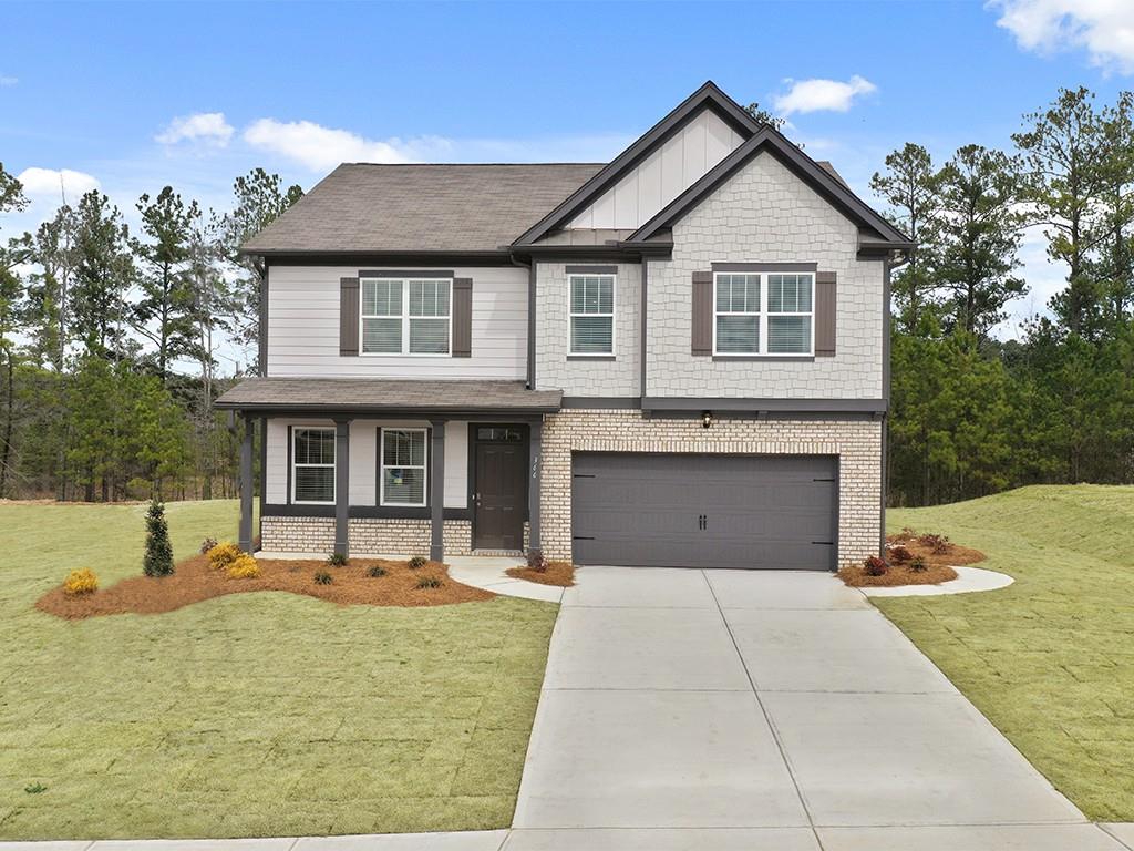 412 Hummingbird Trail Dallas, GA 30132 - Photo 1 of 1 not actual home. sample same plan. exterior features may differ.