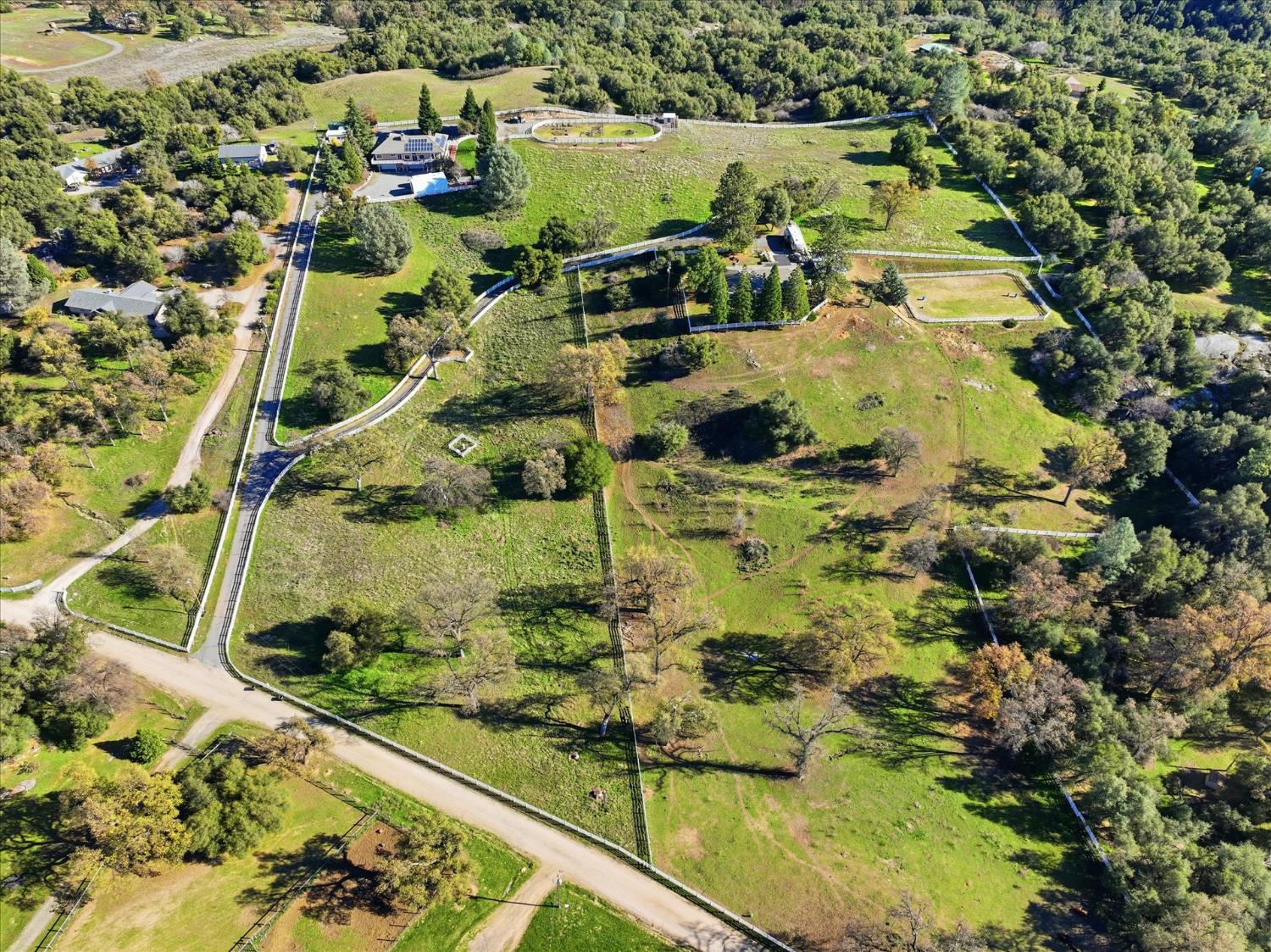 43319 Leach Road Ahwahnee, CA 93601 - Photo 61 of 61 an aerial view of residential houses with outdoor space