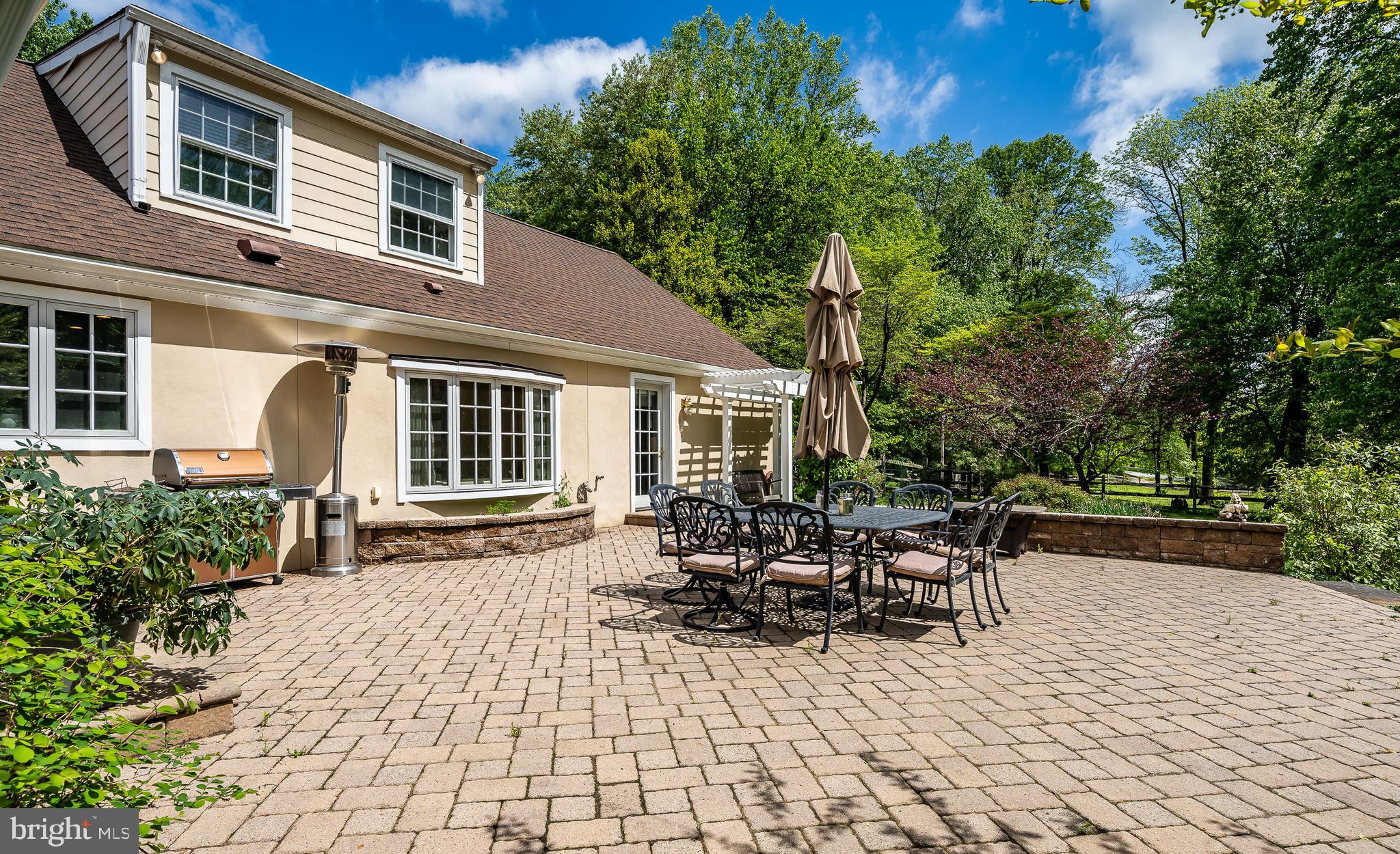 2020 Grubbs Mill Road Berwyn, PA 19312 - Photo 32 of 49 Paver Patio overlooking the pool
