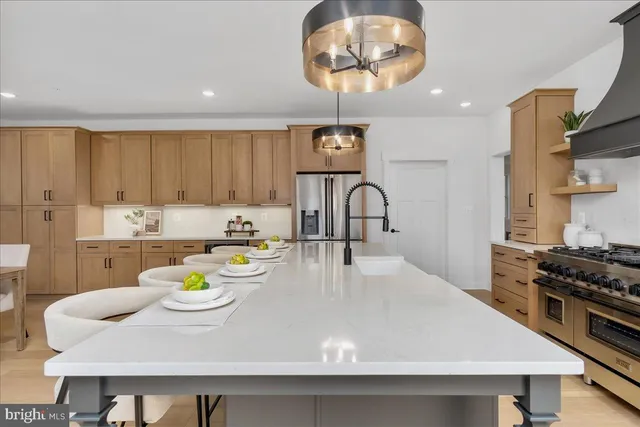 a view of an entryway with a table