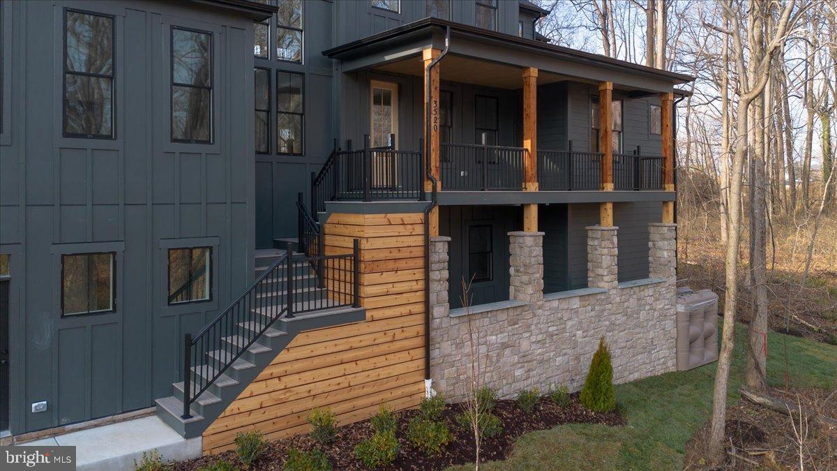 3520 Castle Way Davidsonville, MD 21035 - Photo 7 of 87 Modern home with inviting porch and stone accents.