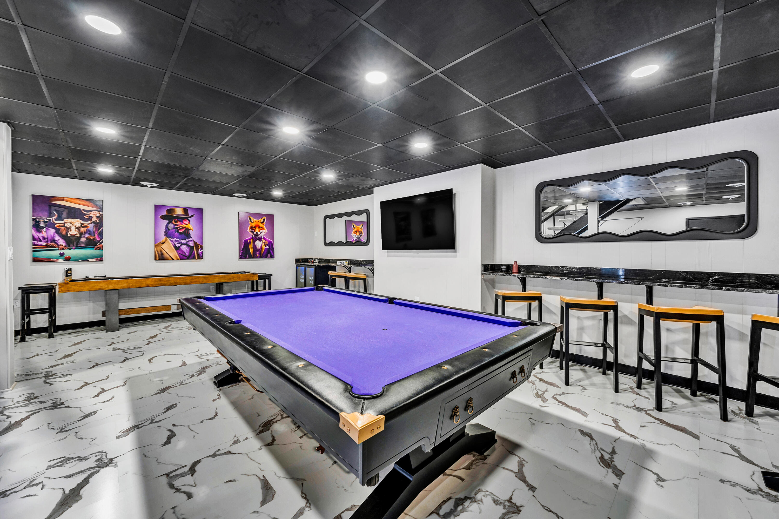 750 Penn Hall Road Union Hall, VA 24176 - Photo 58 of 77 Basement Billiards and Game Room