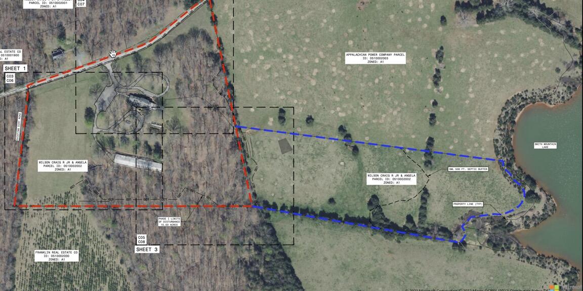 750 Penn Hall Road Union Hall, VA 24176 - Photo 77 of 77 Lot Lines_750 Penn Hall