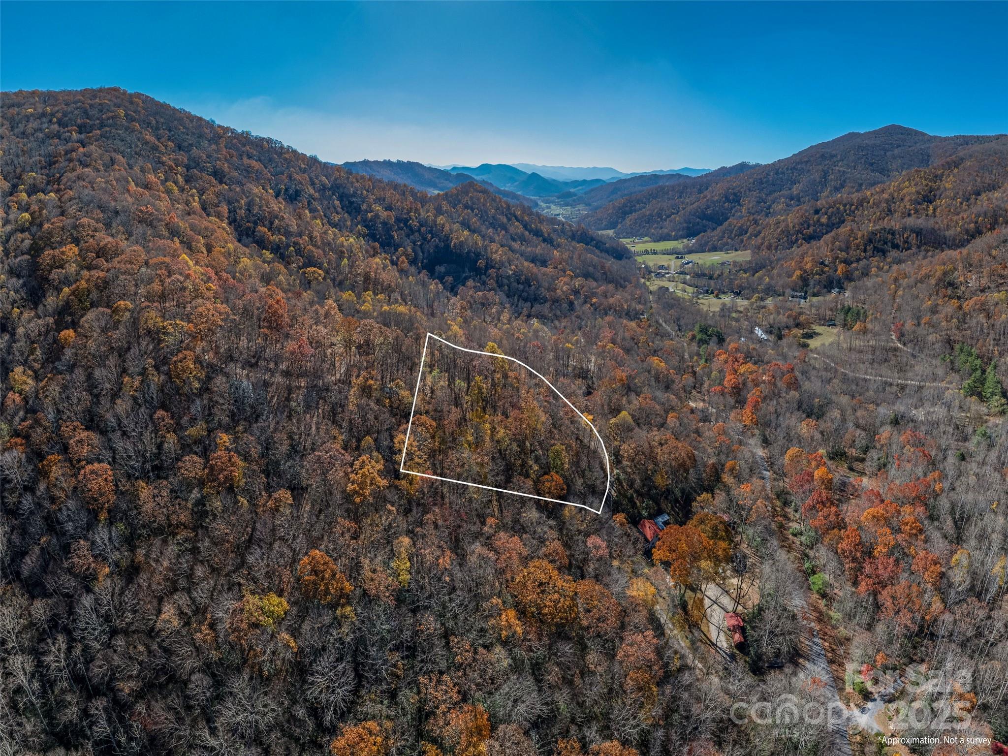 112-113 Grouse Road Clyde, NC 28721 - Photo 14 of 29 a view of a backyard