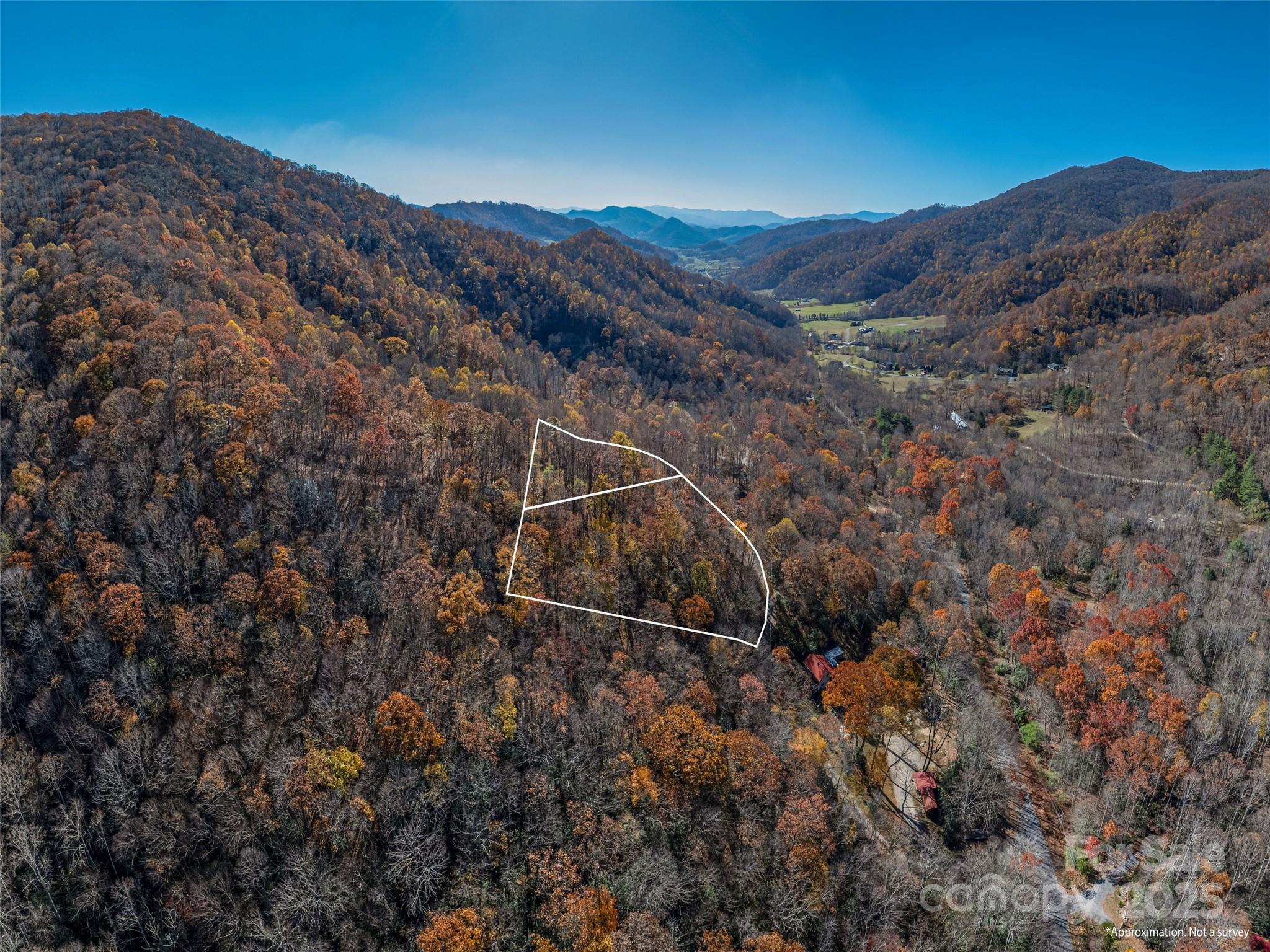 112-113 Grouse Road Clyde, NC 28721 - Photo 19 of 29 a view of a backyard of a house