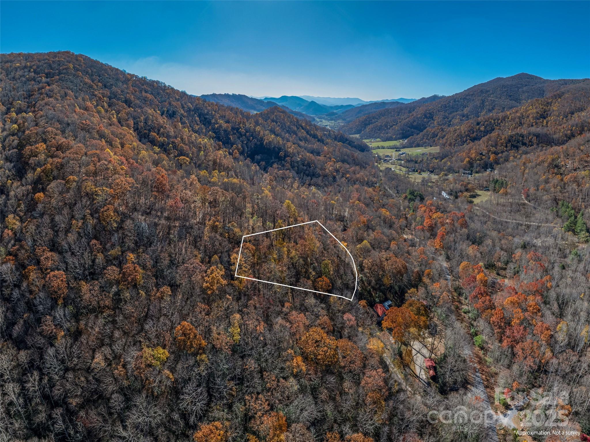 112-113 Grouse Road Clyde, NC 28721 - Photo 24 of 29 a view of a backyard of a house