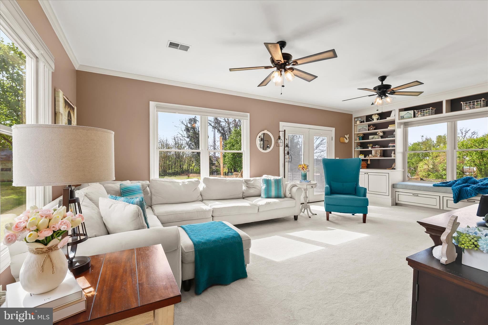 13041 Penn Shop Road Mount Airy, MD 21771 - Photo 14 of 57 a living room with furniture and a large window